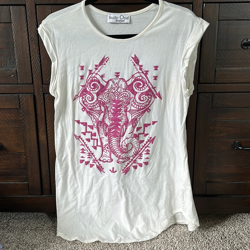Graphic tee from local boutique